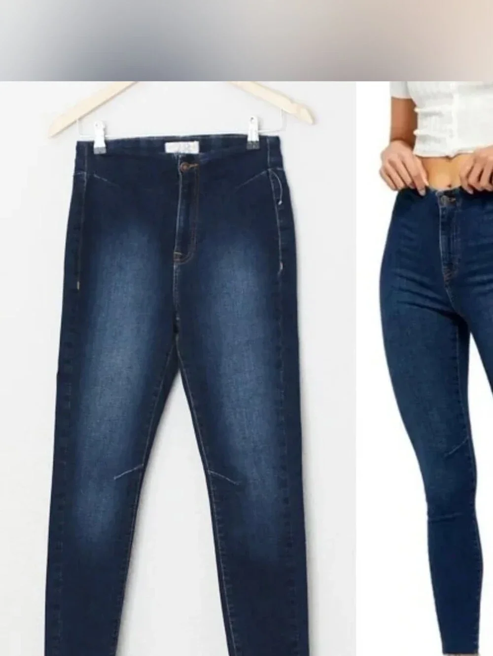 Free People Miles Away High Waist Crop Skinny Jeans in Feels like Sunshine 30